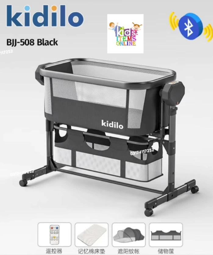 Kidilo Premium Electric Baby Swing BJJ 508 Model with Remote Control & Bluetooth