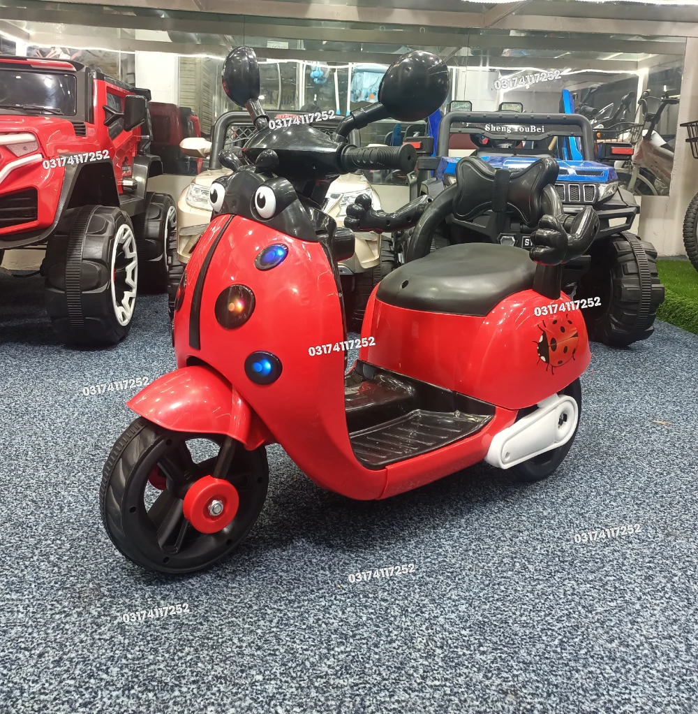 Premium Kids Electric Vespa Scooty Bike | Character Scooters