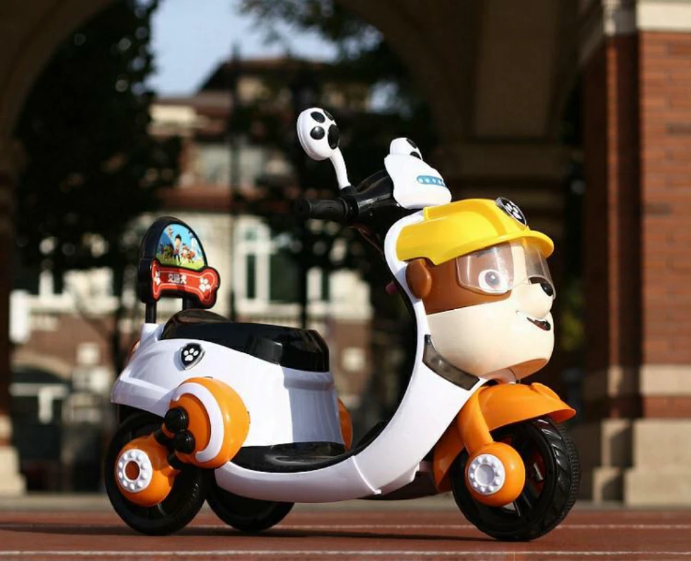 Premium Kids Electric Vespa Scooty Bike | Character Scooters